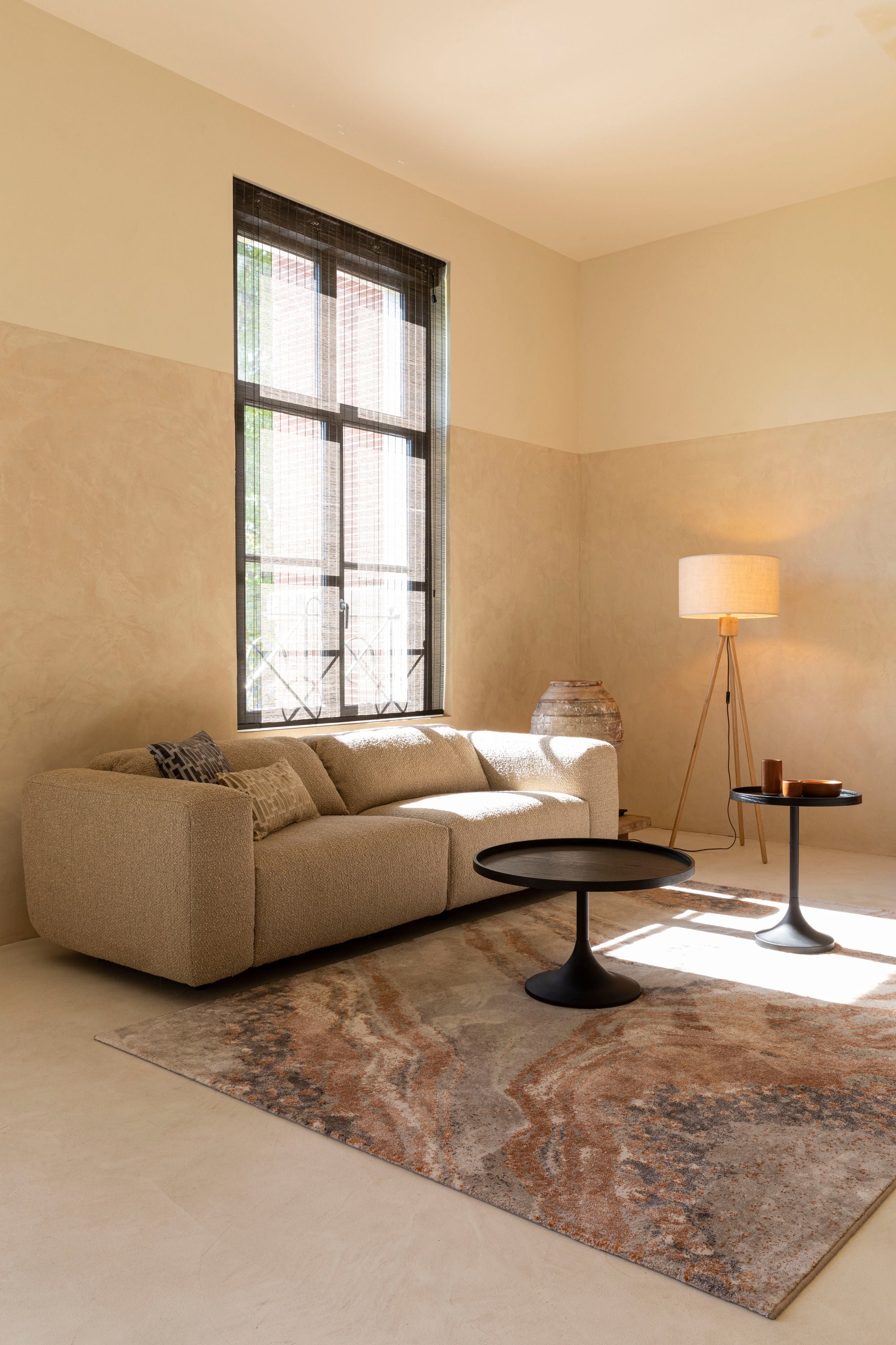 Zuiver Fan Bamboo Tripod Floor Lamp
